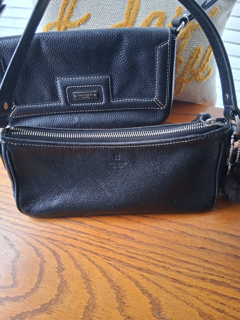Two Beutiful Kate Spade Black Leather Shoulder Bags